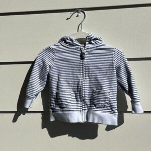 Carters Black & White Zip up jacket 6 months